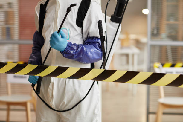 Professional Unattended Death Cleanup technician working in Trenton, UT
